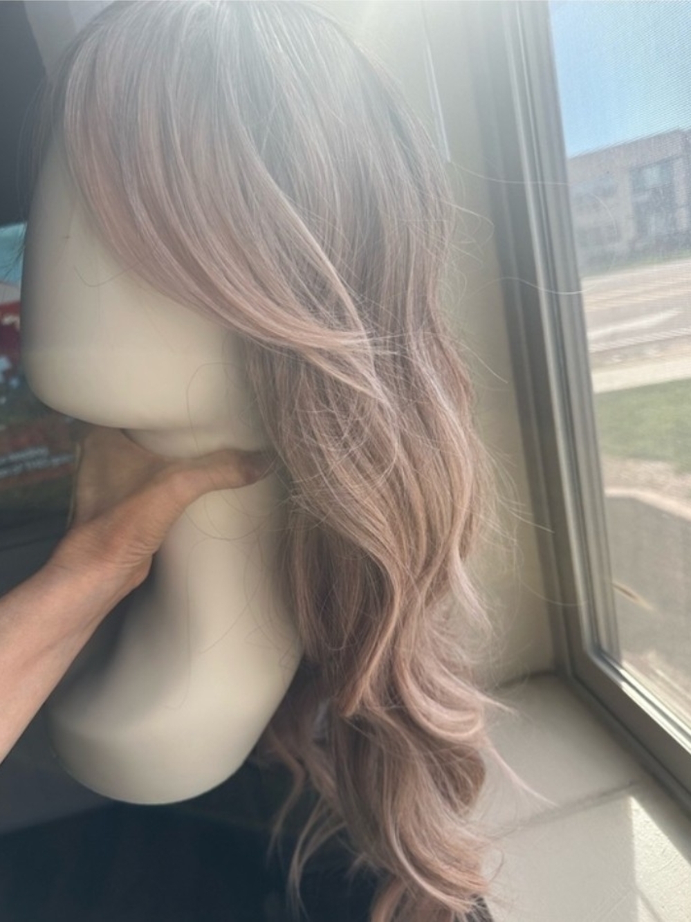 22 Rose Blonde Long Wavy Wig - Women Hair